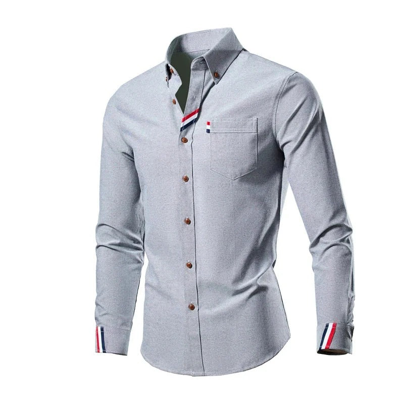 Men's Long-Sleeve Button-Down Shirt