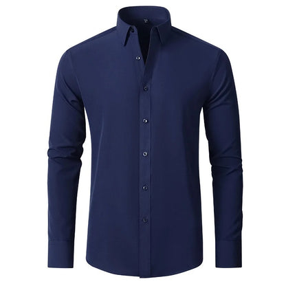 Men's Slim Fit Stretch Non-Iron Shirt
