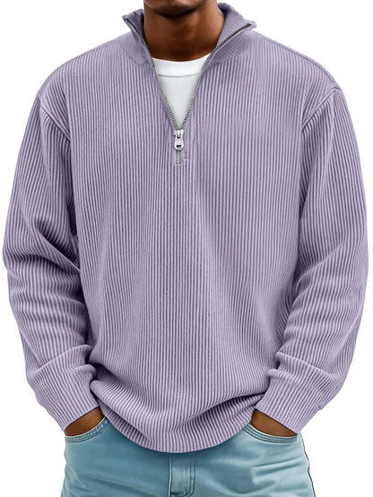 Men's Trendy Half-Zip Sweater