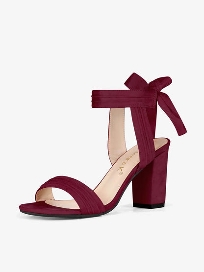 Edburga Chunky Heel Sandals