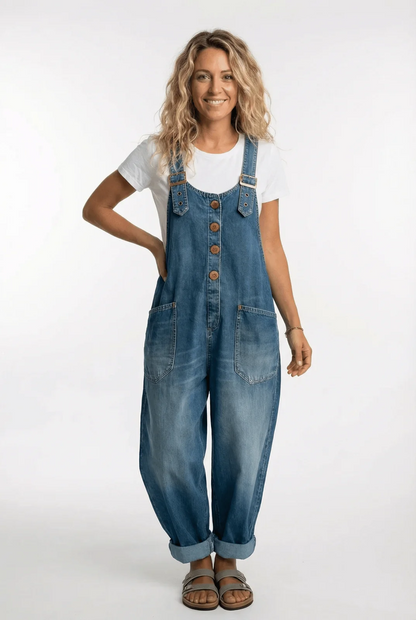 Relaxed Fit Denim Dungarees