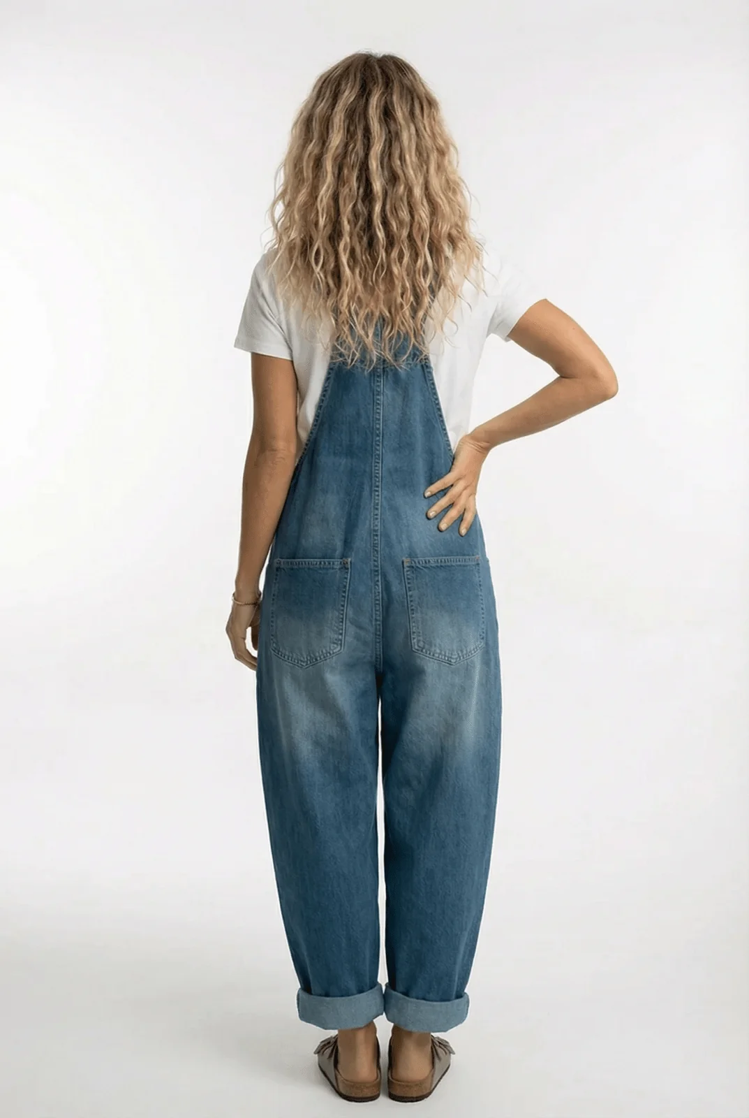 Relaxed Fit Denim Dungarees