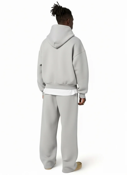 Men's Hooded Straight Fit Tracksuit Set