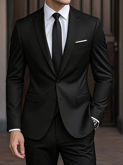 Modern Slim-Fit Two-Piece Suit