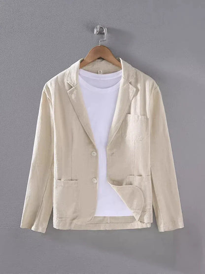 Men's Unstructured Summer Linen Blazer