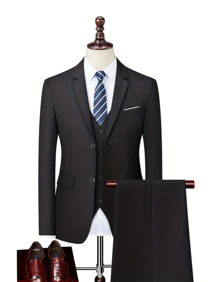 Modern Slim-Fit Two-Piece Suit