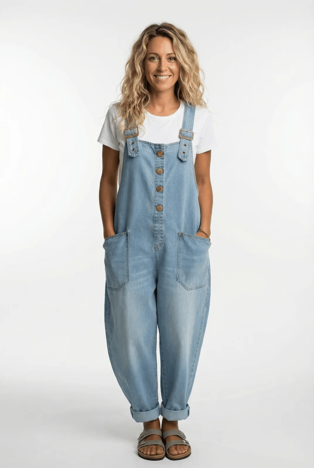 Relaxed Fit Denim Dungarees
