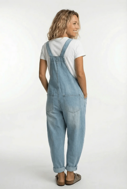 Relaxed Fit Denim Dungarees