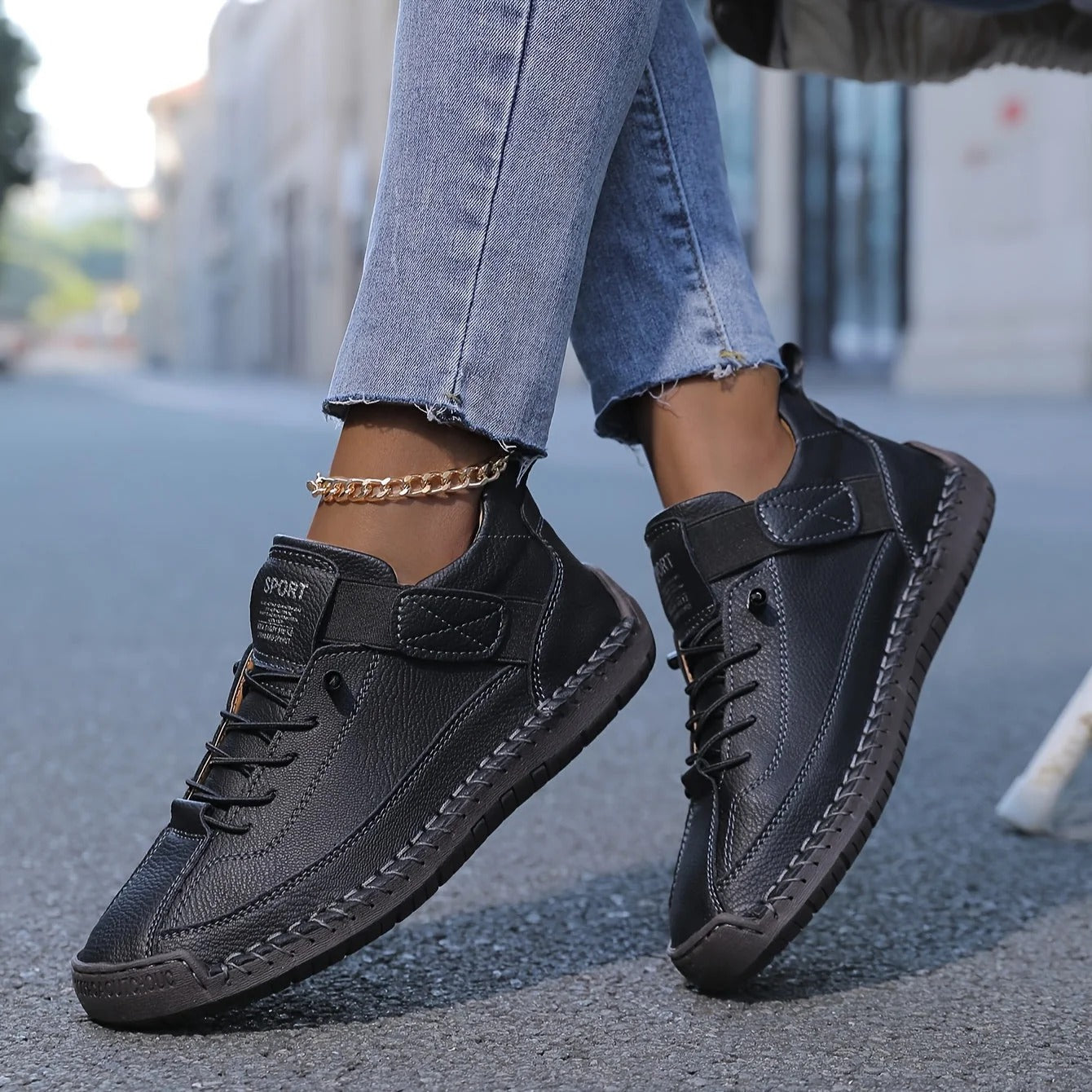 Comfort Slip-On Sneakers with Cushioned Sole
