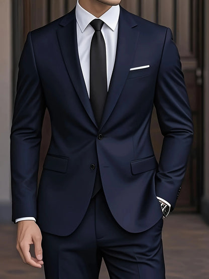 Modern Slim-Fit Two-Piece Suit