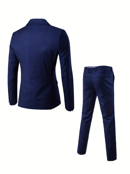 Modern Slim-Fit Two-Piece Suit