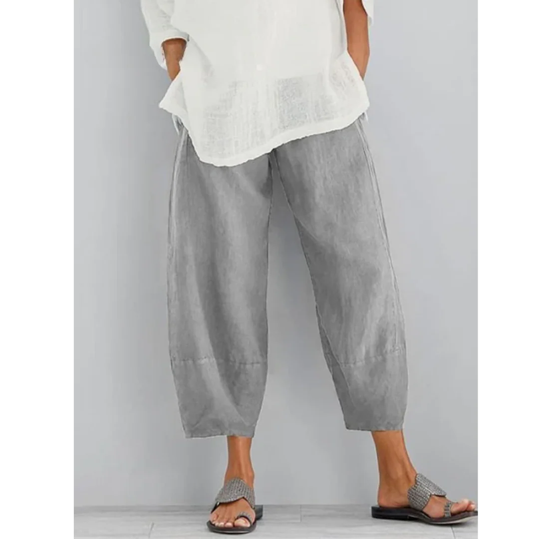 Women's Cotton Linen Leisure Trousers