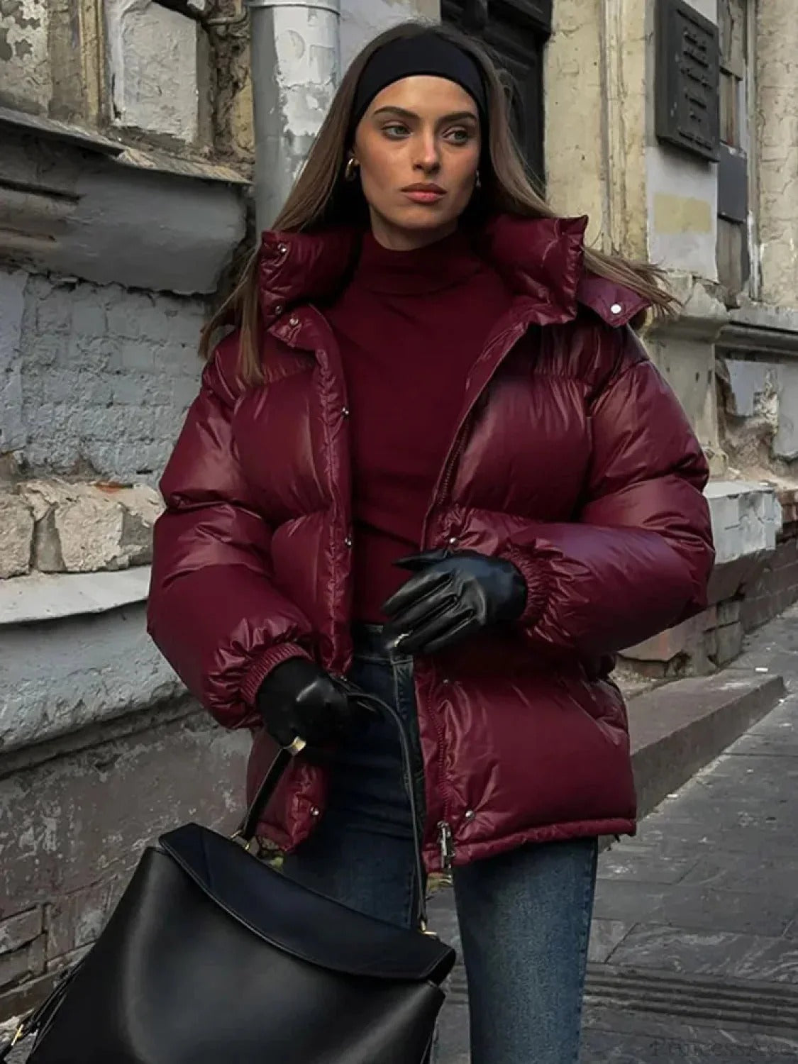 Puffer Hooded Jacket for Women