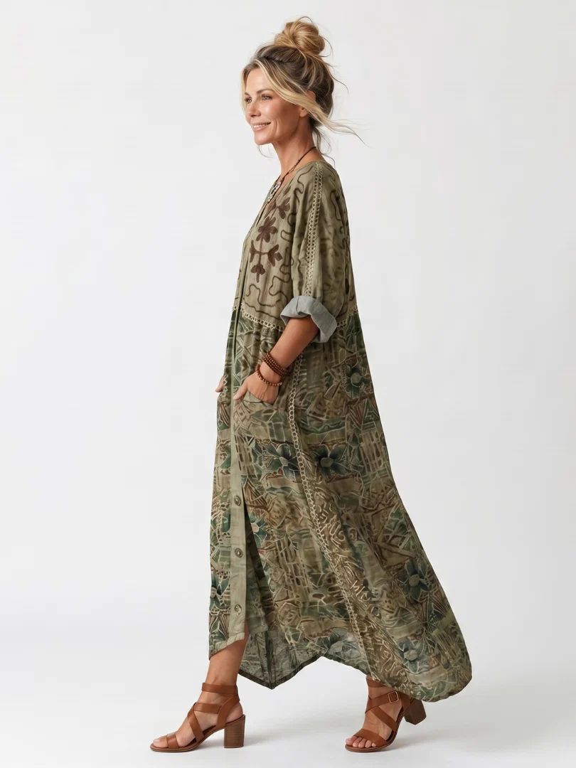 Aleta Oversized Midi Dress