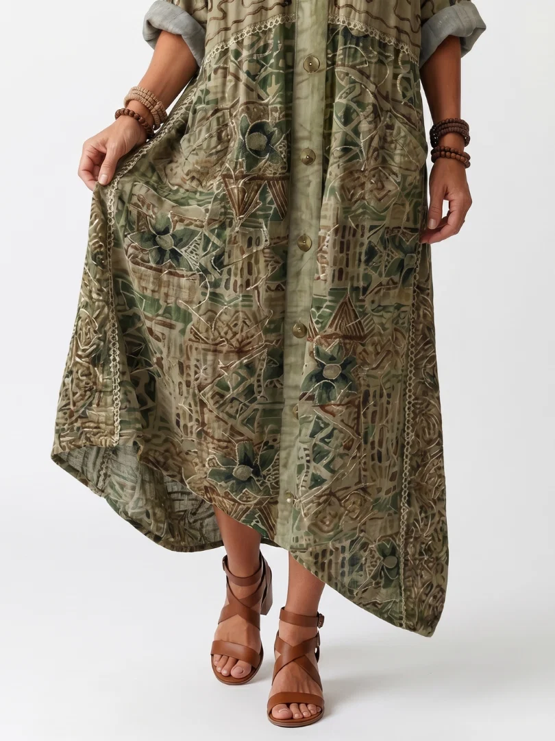 Aleta Oversized Midi Dress