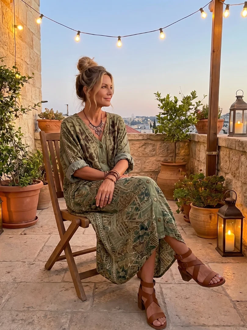 Aleta Oversized Midi Dress