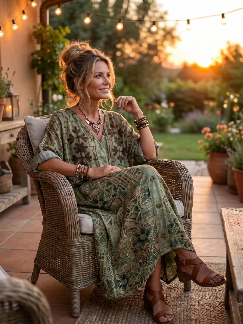 Aleta Oversized Midi Dress