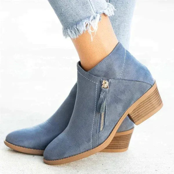 Casual Supportive Boots in Genuine Leather