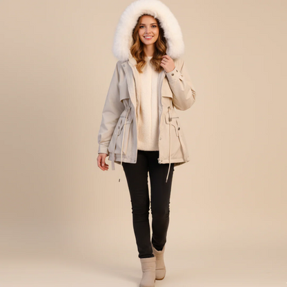 Winter Parka with Hood for Women