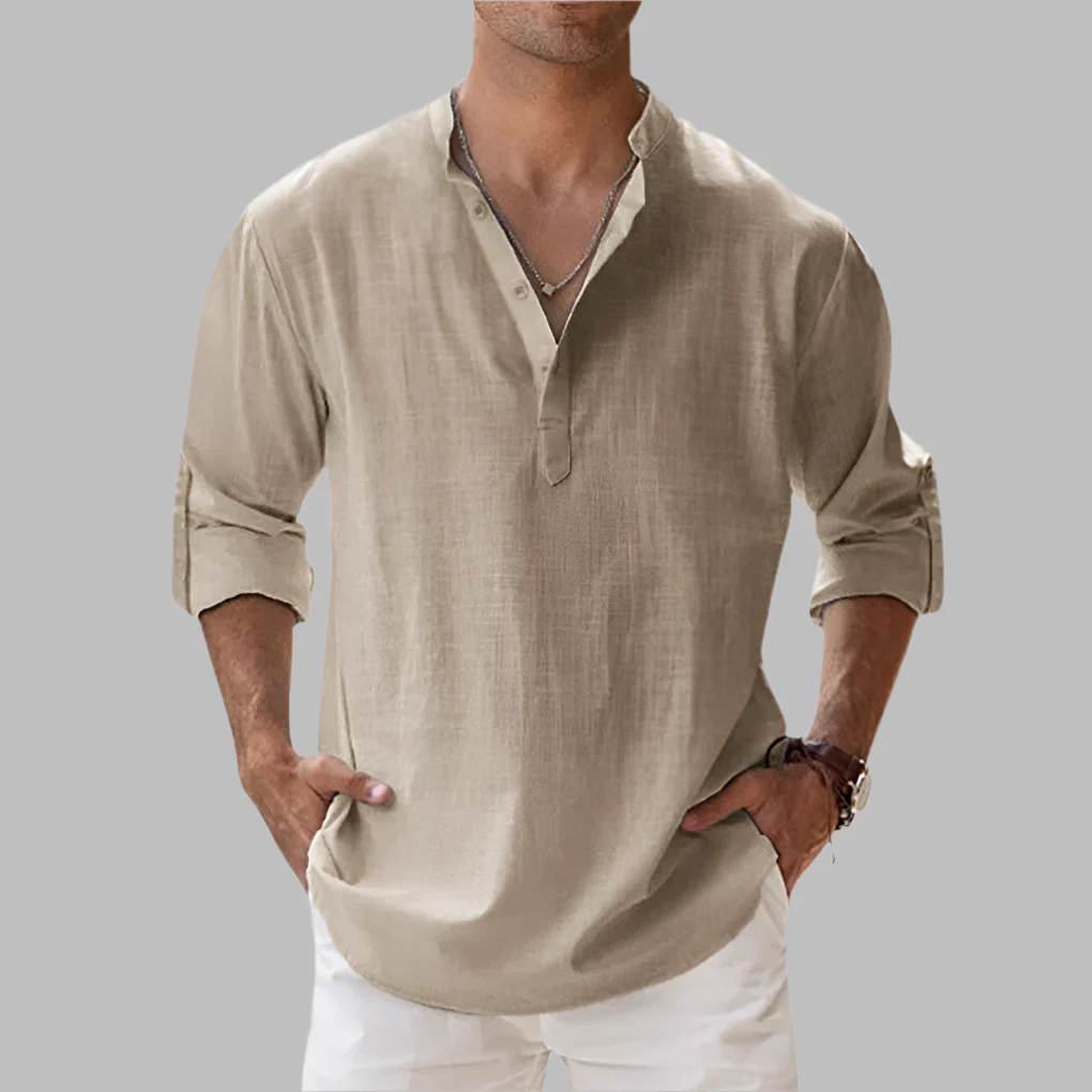 Men's Relaxed Linen Summer Shirt