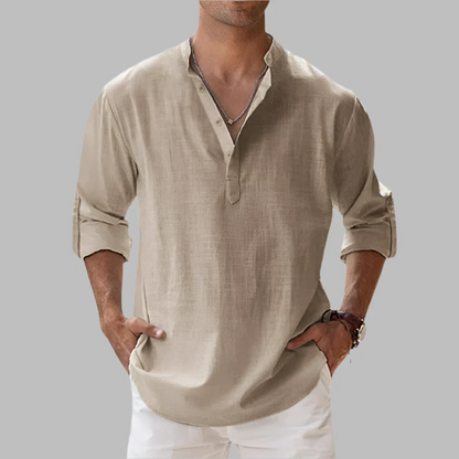 Men's Relaxed Linen Summer Shirt
