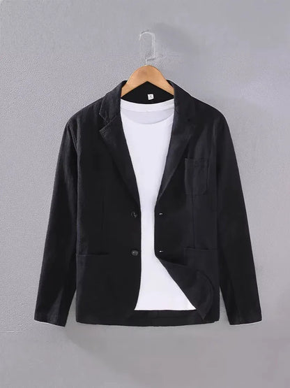 Men's Unstructured Summer Linen Blazer