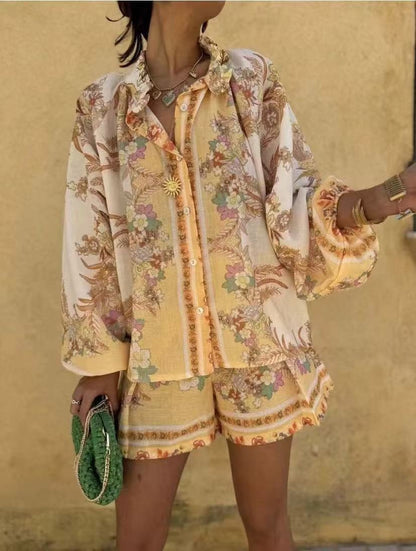 Taylor Floral Blouse Set