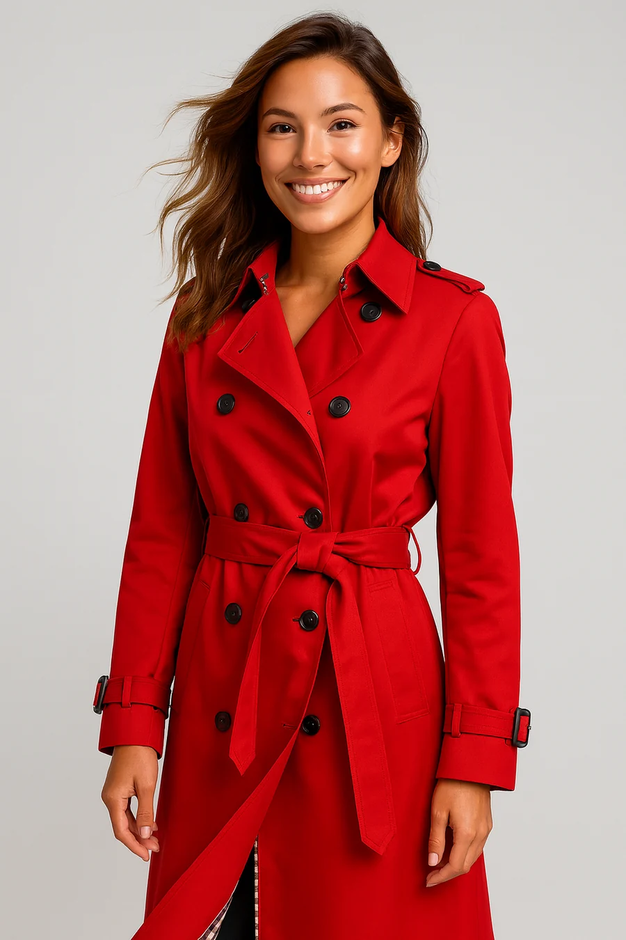 Lia Gabardine Coat