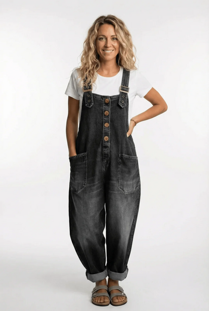 Relaxed Fit Denim Dungarees