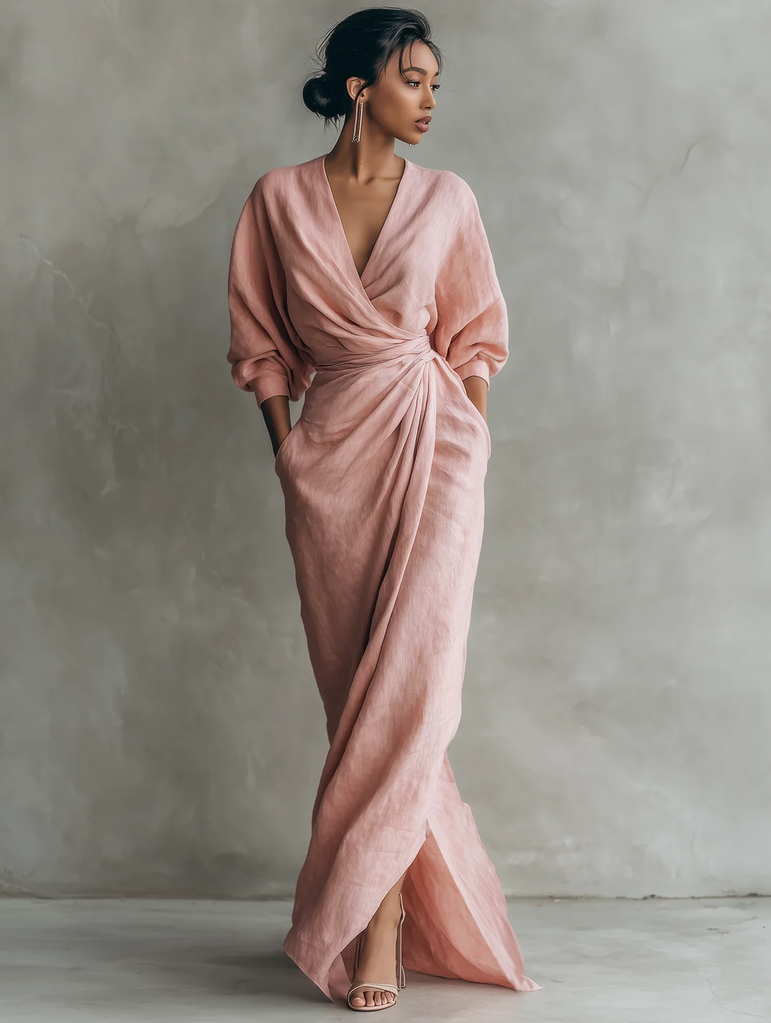 Rosamund Linen Maxi Dress