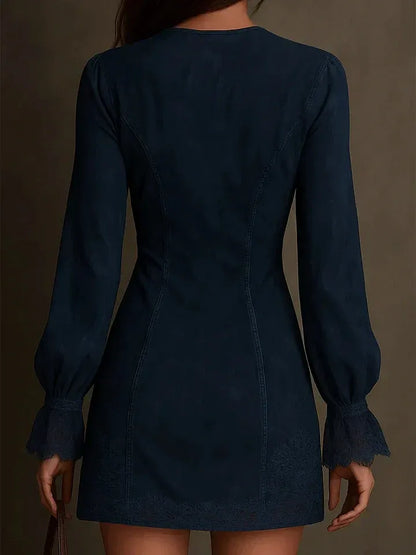 Lunessa Suede Mini Dress