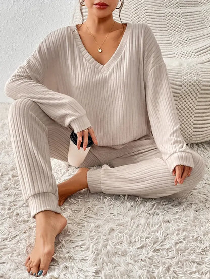 Monika Ribbed Tracksuit Set