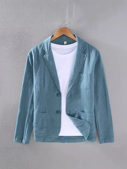 Men's Unstructured Summer Linen Blazer