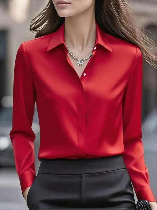 Women's Elegant Silk Blouse