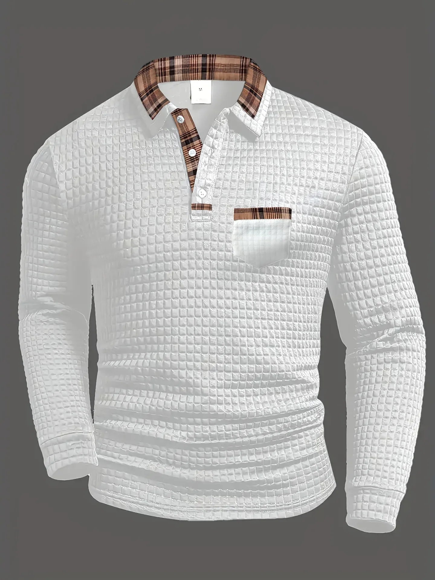 Men's Checked Polo Shirt