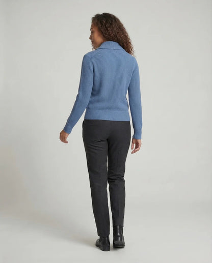 Women's Lapel Collar Knit Cardigan