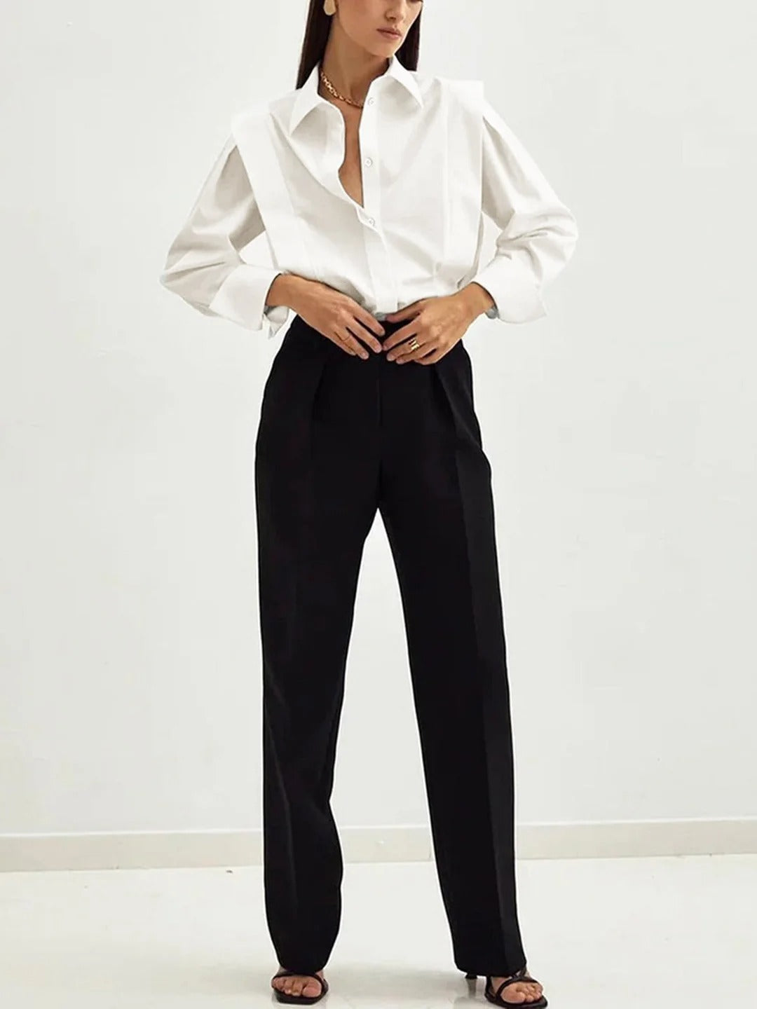 Madge Classic Collared Shirt