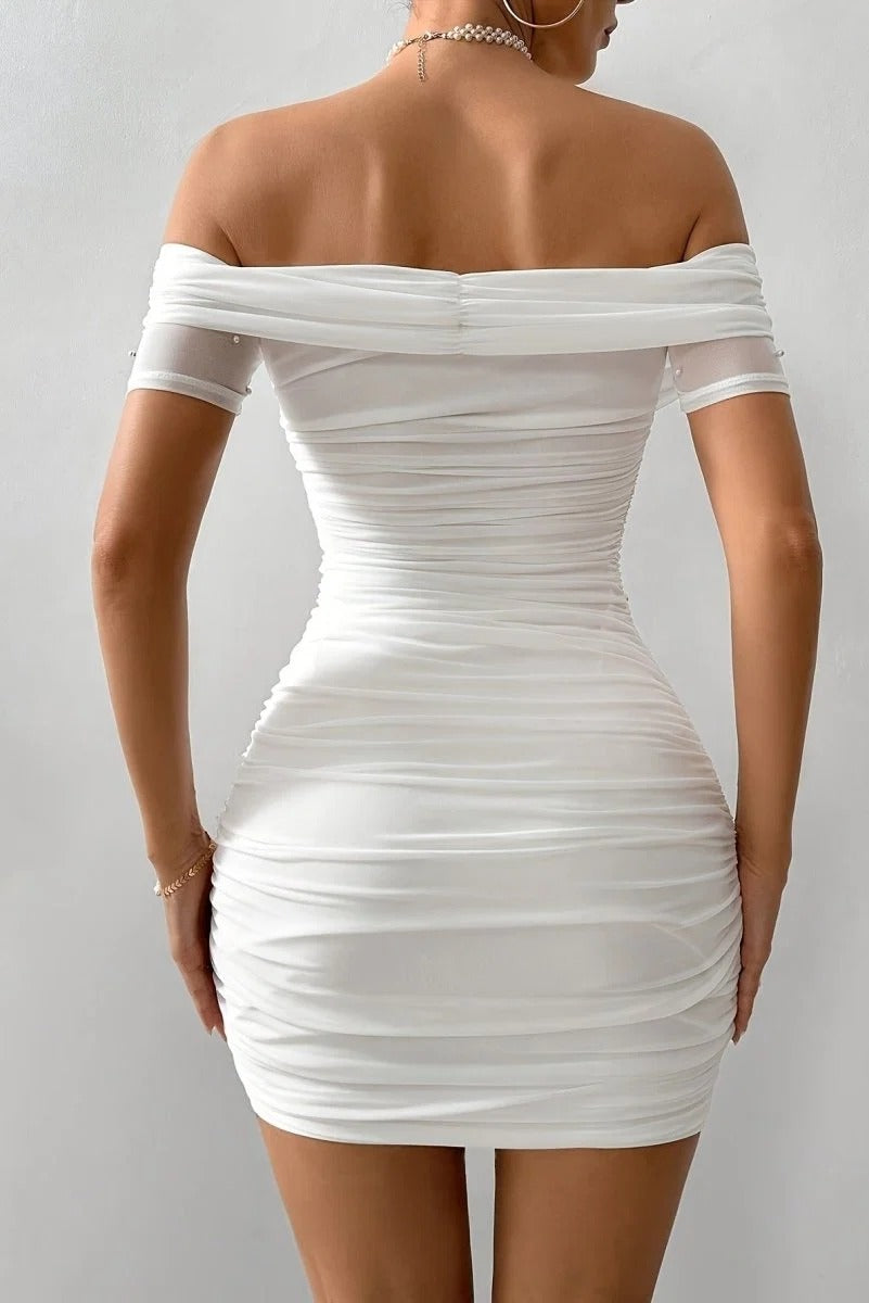 Lilibeth Pearl Accent Dress