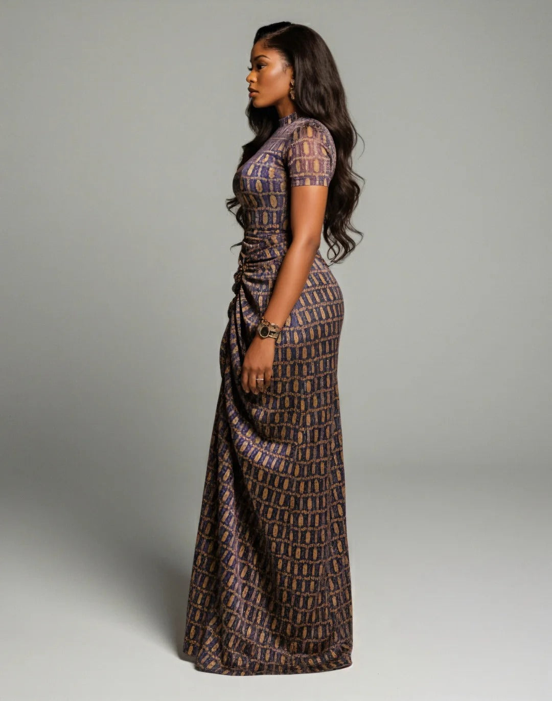 Alicja Draped Maxi Dress