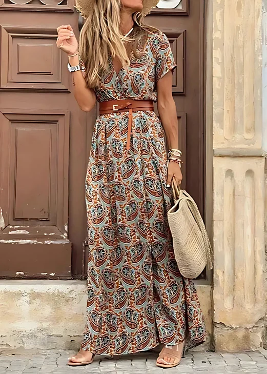 Velvet Boho Maxi Dress