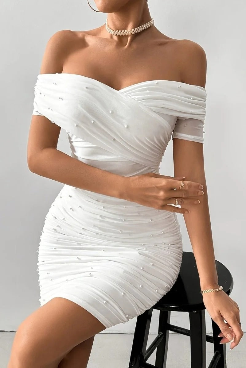 Lilibeth Pearl Accent Dress