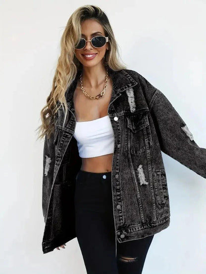 Megan Oversized Denim Jacket