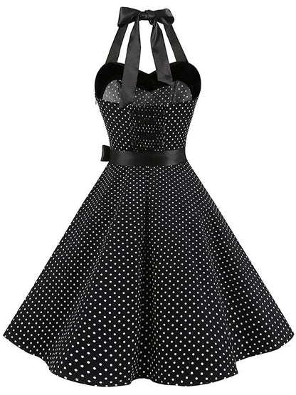 Aveline Polka Dot Bow Dress