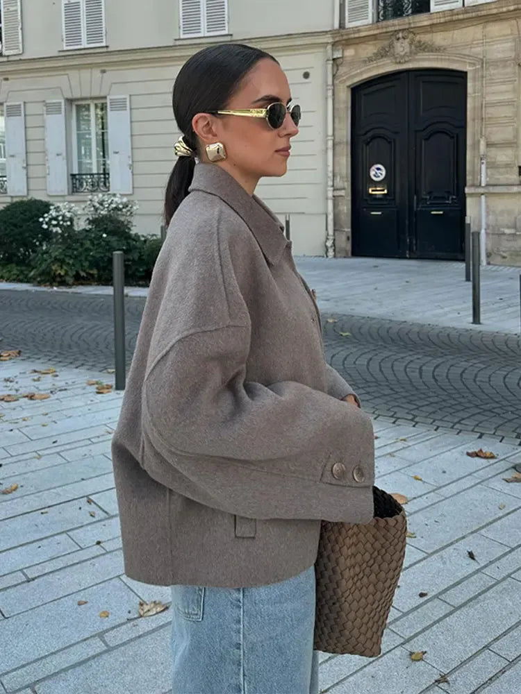 Sara Cropped Wool Jacket