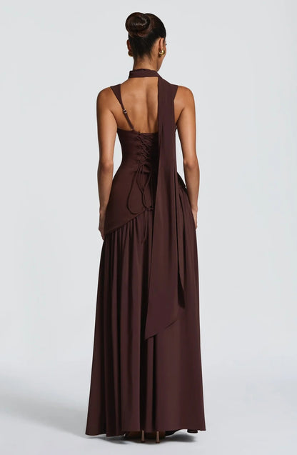Quendrida Structured Maxi Dress