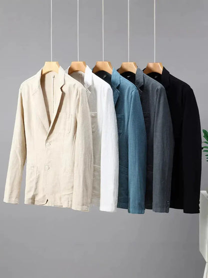 Men's Unstructured Summer Linen Blazer