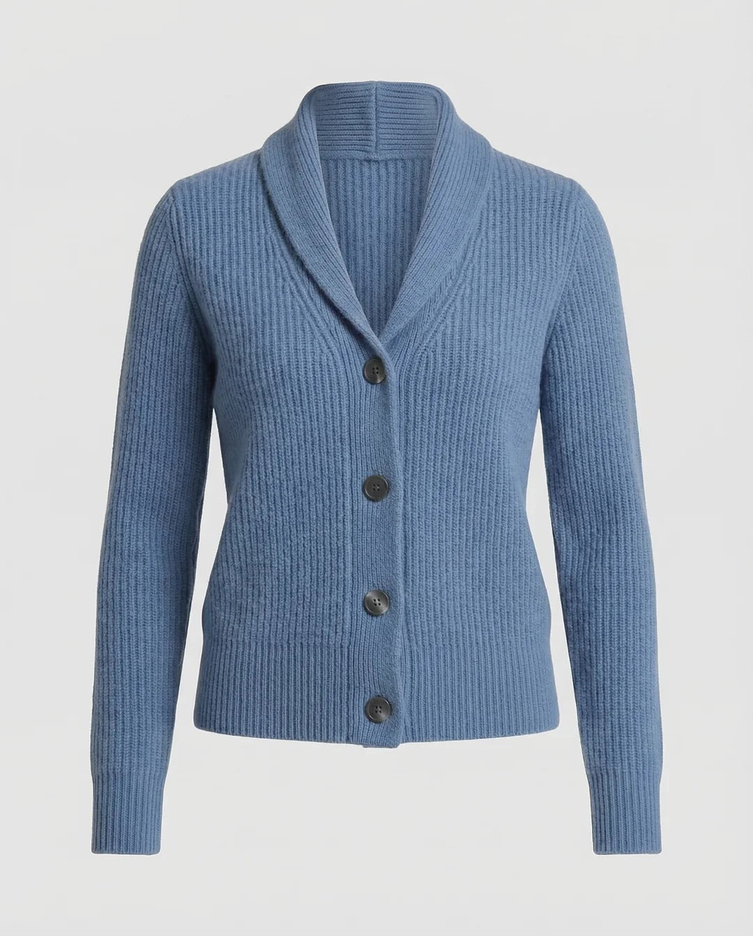 Women's Lapel Collar Knit Cardigan