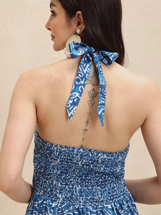 Women's Halterneck Maxi Dress