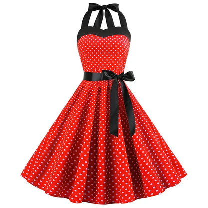 Aveline Polka Dot Bow Dress