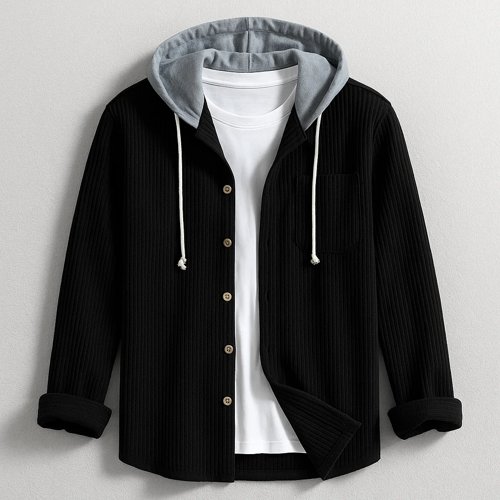 Men's Hooded Shirt